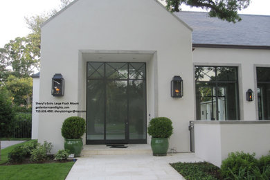 Example of a trendy exterior home design in Houston