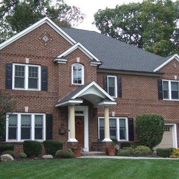 Fair Hill Exterior with shutters and resized front columns in Westfield, NJ