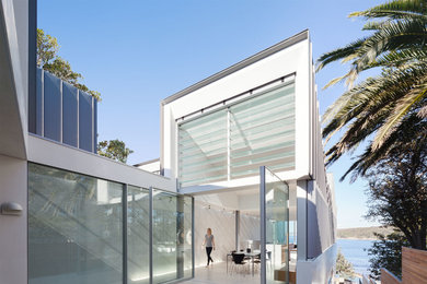 Contemporary house exterior.