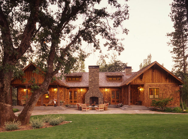 Rustic Exterior by Tucker & Marks