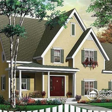 Farmhouse Modern & Rustic House Plan by Drummond House Plans (#2641)