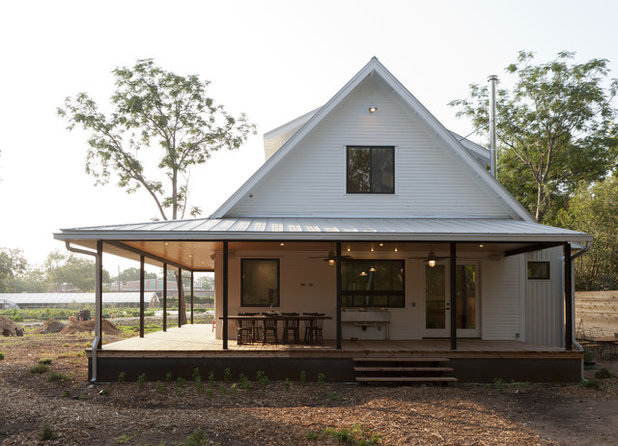 Farmhouse Exterior by Rauser Design