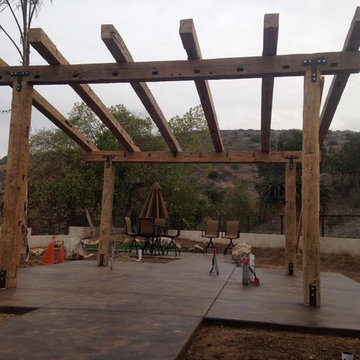 Fence, Arbor and Kitchen Bar