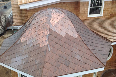 Finished Octagonal Bell Curve Roof