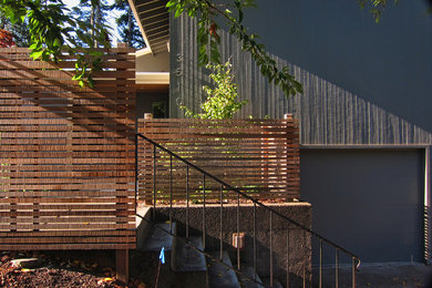 Inspiration for a contemporary exterior home remodel in Portland