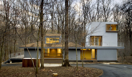 Houzz Tour: Modern Tower in a Virginia Forest
