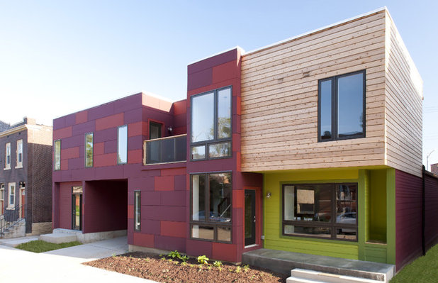 Contemporary Exterior by UIC Homes