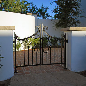 Forged Courtyard Gate