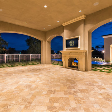 Outdoor Patio and Kitchen Area