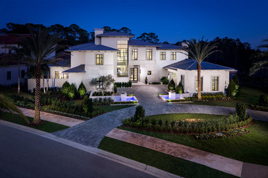 Example of a trendy exterior home design in Orlando