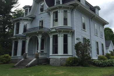 Inspiration for a victorian exterior home remodel in Other