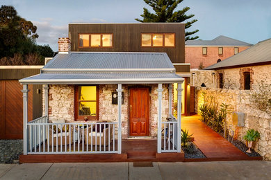 Inspiration for a contemporary exterior home remodel in Perth