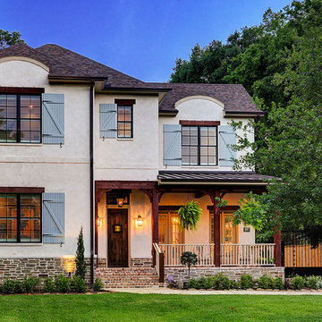 French Country In Garden Oaks Home Exterior Southern Green Builders Img~b1d11e93094bf311 0109 1 5c48bce W360 H360 B0 P0 