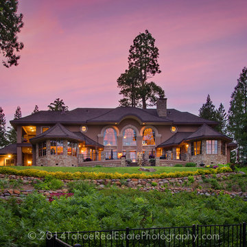 French Country Style Lakefront Mansion, Tahoe City, CA