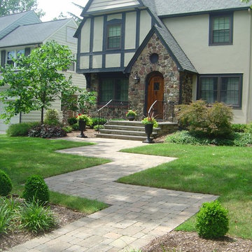 Front & Rear Paver Patio Installation - Glen Ridge