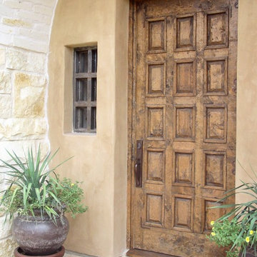 Front Entry Door and Steel Window