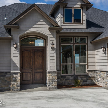 Front Entry - The Overlook - Cascade Craftsman on Prune Hill