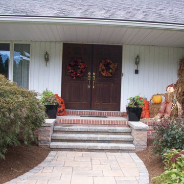 Front Entry Walk with Steps