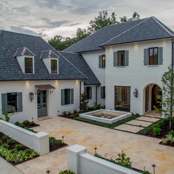 Front Exterior of this Elegant South Baton Rouge Home