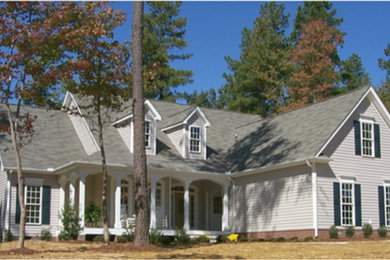 Inspiration for an exterior home remodel in Raleigh
