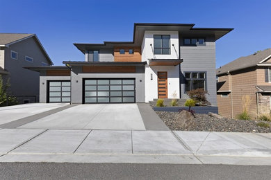 This is an example of a contemporary house exterior in Seattle.