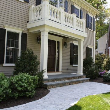 Front walkway and steps