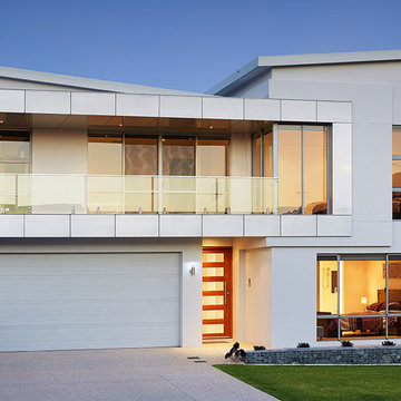 Frontage - Contemporary and angular design in Perry Lakes