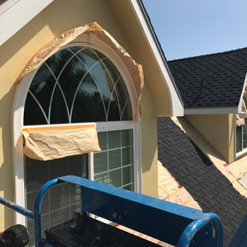 Gabled Roof with Dormers Detailed House Paint Job