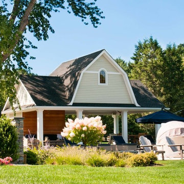 Gambrel Pool Cabana