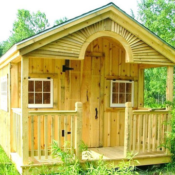 Garden, Farm & Shed Kits - Pond House Cabin