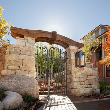 Gated entry to a hidden oasis