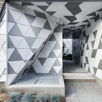 Geode: Residential project with Pyramid aluminum tiles