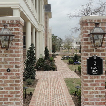 Georgetown Lanterns on Column Face