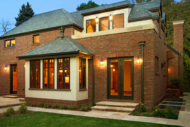 Inspiration for a classic house exterior in Denver.