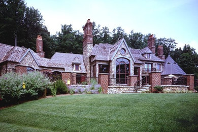 Traditional exterior home idea in New York