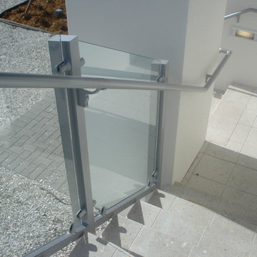 Glass Stair railing