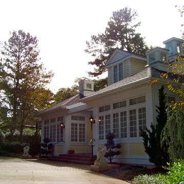 Governors Club Traditional Yellow Home//Chapel Hill, NC