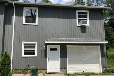 Gray Exterior Paint Remodel