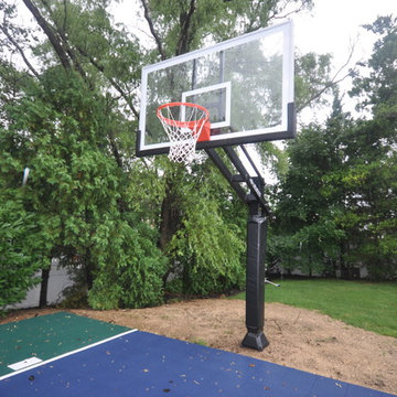 Green Basketball Court Tiles Built In Commack NY By Gappsi