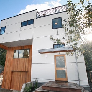 Green Cubed Modern Exterior Photos