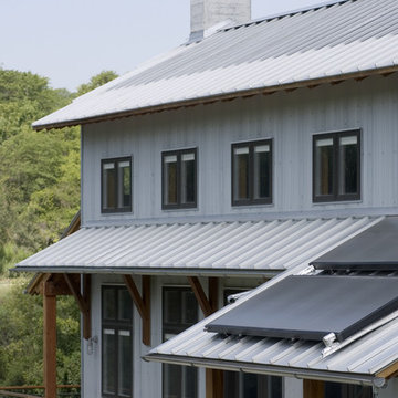 Green Dirt Farm - solar hot water panels