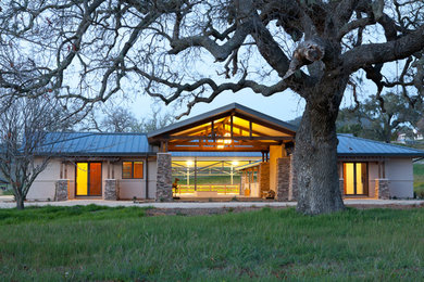 Example of a minimalist exterior home design in San Luis Obispo