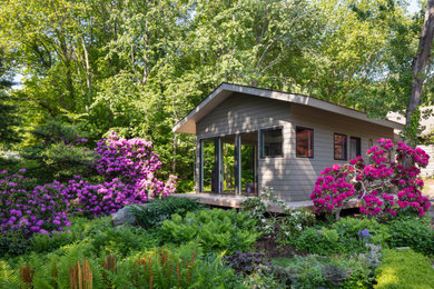 Inspiration for a modern exterior home remodel in Providence