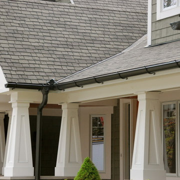 Half-Round Gutters with all the decorative items. This home is the most remarkab
