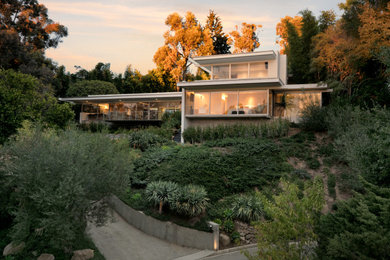 Inspiration for a 1960s exterior home remodel in Los Angeles