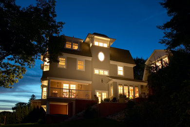 House exterior in Portland Maine.