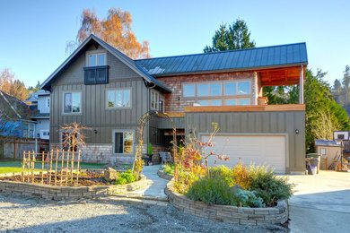 Craftsman exterior home idea in Seattle