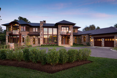 Photo of a traditional house exterior in DC Metro.