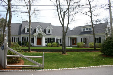 Example of a classic exterior home design in Boston