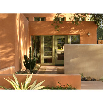 HERE Design and Architecture Ojai House - Entry Courtyard